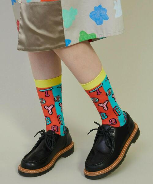 FRAPBOIS(フラボア)の「トイボソックス(ソックス/靴下・レディース・エメラルド/パープル/チャコールグレー・FREE)」の11枚目の写真