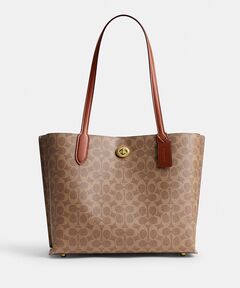 COACH X PEANUTS】ウィロウ トート バッグ・シグネチャー