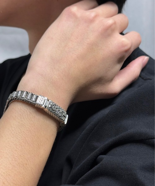 セール】【B-925 SILVER】925ブレスレット b925-b018-44g