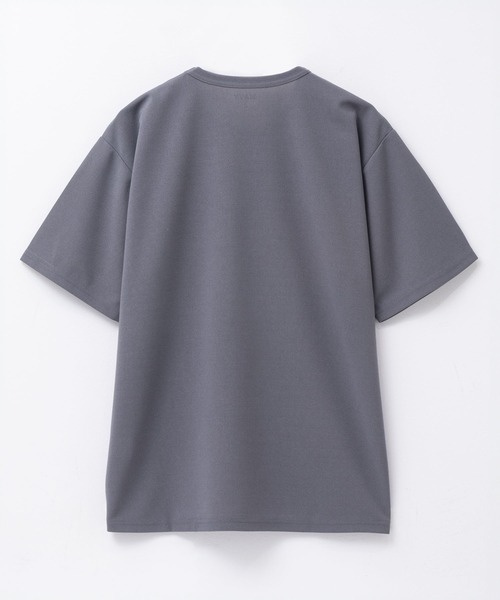 NAVY(ネイビー)の「さらさらした肌さわりの上品見えジョーゼットクルーネックTシャツ(Tシャツ/カットソー・メンズ・ブルーグレー/ホワイト/モカ/ブラック/チャコールグレー/ワイン/カーキ・XXL/XL/L/M/S)」の17枚目の写真