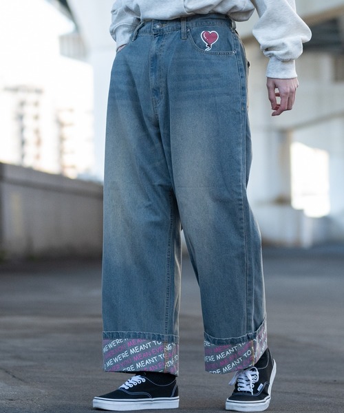JOHN'S CLOSET（ジョンズクローゼット）の「【13】ハイドプリント ロールアップ バギーデニム（デニムパンツ・メンズ・ブルー系1/ブルー系2/ブラック系1/ブラック系2・MEDIUM/LARGE）」の22枚目の写真