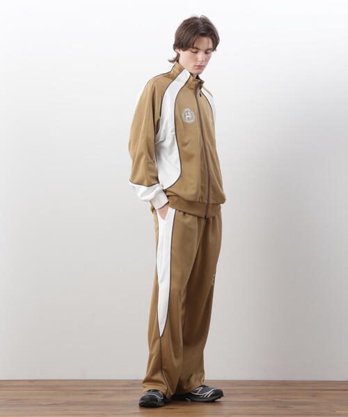 MANASTASH（マナスタッシュ）の「MANASTASH/マナスタッシュ　PANEL TRACK JACKET/パネルトラックジャケット（ブルゾン・メンズ・ブラック/キャメル/ライトグレー・S/M/L/XL）」の14枚目の写真