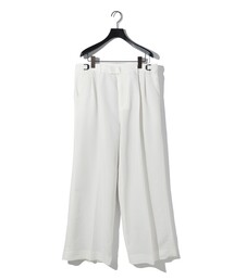 MIDIUMISOLID Men’s レノクロスワイドスラックス
