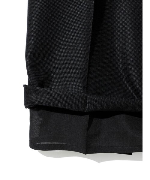 MIDIUMISOLID(ミディウミソリッド)の「MIDIUMISOLID Men’s レノクロスワイドスラックス(スラックス・メンズ・オフホワイト/ブラック・48)」の22枚目の写真