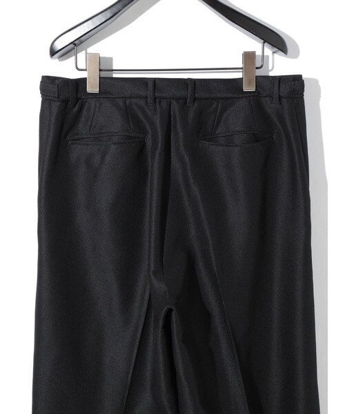 MIDIUMISOLID(ミディウミソリッド)の「MIDIUMISOLID Men’s レノクロスワイドスラックス(スラックス・メンズ・オフホワイト/ブラック・48)」の14枚目の写真
