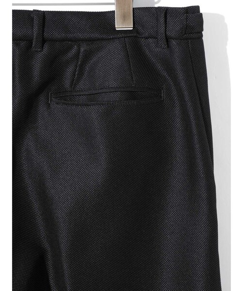 MIDIUMISOLID(ミディウミソリッド)の「MIDIUMISOLID Men’s レノクロスワイドスラックス(スラックス・メンズ・オフホワイト/ブラック・48)」の15枚目の写真