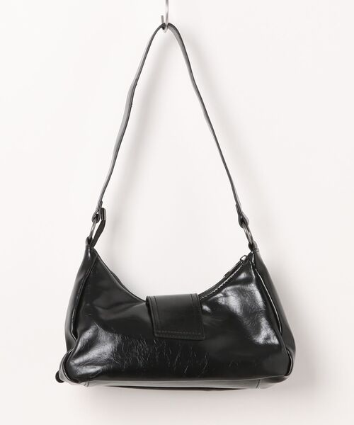 Ritzy（リッツィー）の「バックルデザイン PUショルダーバッグ　Y2K（ショルダーバッグ・レディース・ブラック/ダークブラウン系・FREE）」の12枚目の写真