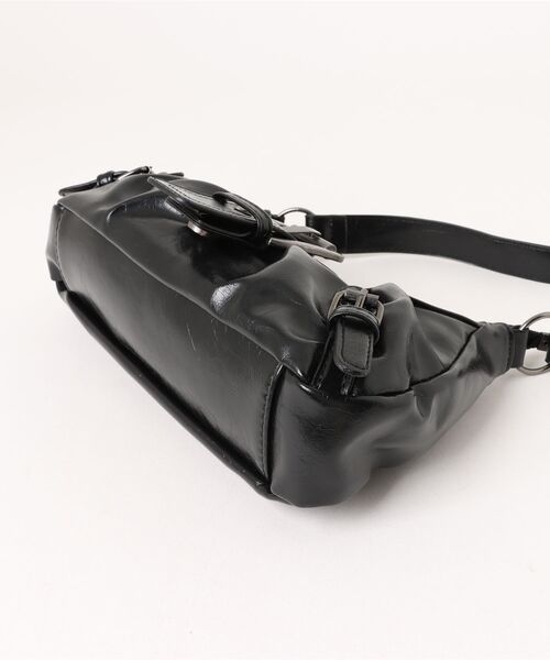 Ritzy（リッツィー）の「バックルデザイン PUショルダーバッグ　Y2K（ショルダーバッグ・レディース・ブラック/ダークブラウン系・FREE）」の13枚目の写真