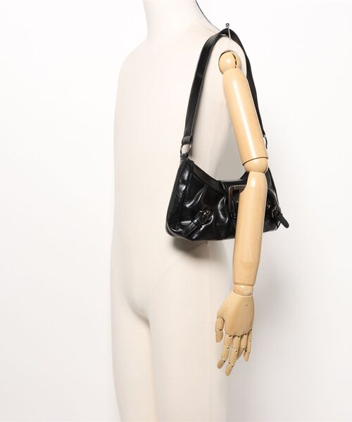 セール】バックルデザイン PUショルダーバッグ Y2K（ショルダーバッグ