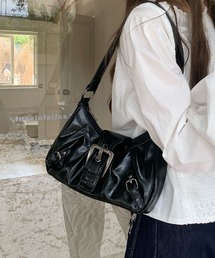 Ritzy | バックルデザイン PUショルダーバッグ　Y2K(ショルダーバッグ)