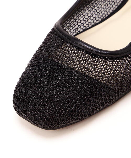 NATURAL BEAUTY BASIC（ナチュラルビューティーベーシック）の「◇ 【Oggi掲載】メタリックシアーミュール（サンダル・レディース・シルバー/ブラック・LARGE/MEDIUM/SMALL）」の6枚目の写真