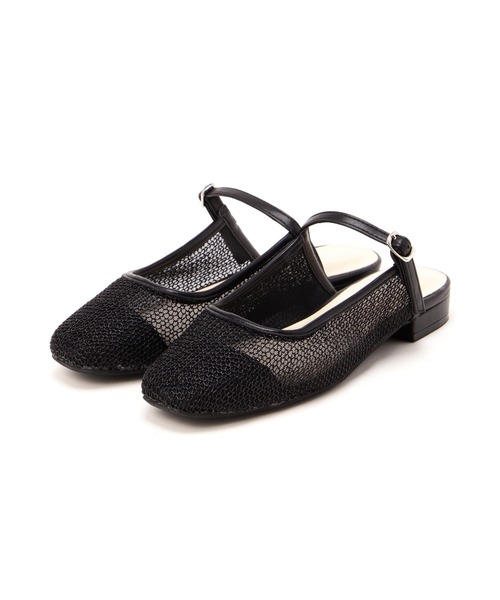 NATURAL BEAUTY BASIC（ナチュラルビューティーベーシック）の「◇ 【Oggi掲載】メタリックシアーミュール（サンダル・レディース・シルバー/ブラック・LARGE/MEDIUM/SMALL）」の12枚目の写真