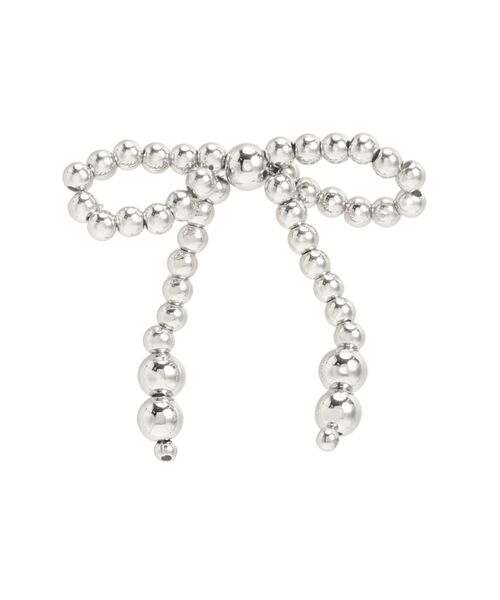 EATME（イートミー）の「シルバーボールリボンピアス（ピアス（両耳用）・レディース・シルバー・FREE）」の4枚目の写真