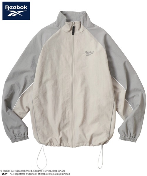 Reebok(リーボック)の「Reebok/リーボック Nylon Game Shirt Track Jacket/オーバーサイズ ナイロン ゲームシャツ トラックジャケット/ブルゾン/ブロークコア/レディース メンズ(ナイロンジャケット・メンズ・グリーン/ブラック/グレイッシュベージュ・L/M/LL)」の6枚目の写真