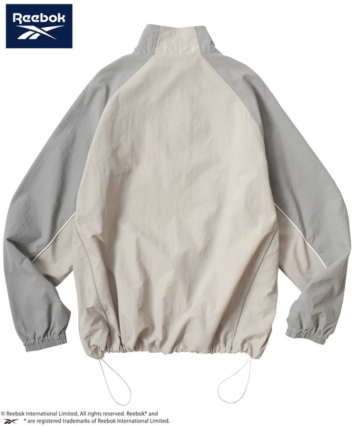 Reebok(リーボック)の「Reebok/リーボック Nylon Game Shirt Track Jacket/オーバーサイズ ナイロン ゲームシャツ トラックジャケット/ブルゾン/ブロークコア/レディース メンズ(ナイロンジャケット・メンズ・グリーン/ブラック/グレイッシュベージュ・L/M/LL)」の7枚目の写真