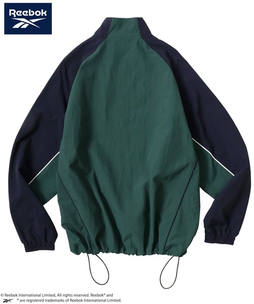 Reebok(リーボック)の「Reebok/リーボック Nylon Game Shirt Track Jacket/オーバーサイズ ナイロン ゲームシャツ トラックジャケット/ブルゾン/ブロークコア/レディース メンズ(ナイロンジャケット・メンズ・グリーン/ブラック/グレイッシュベージュ・L/M/LL)」の9枚目の写真