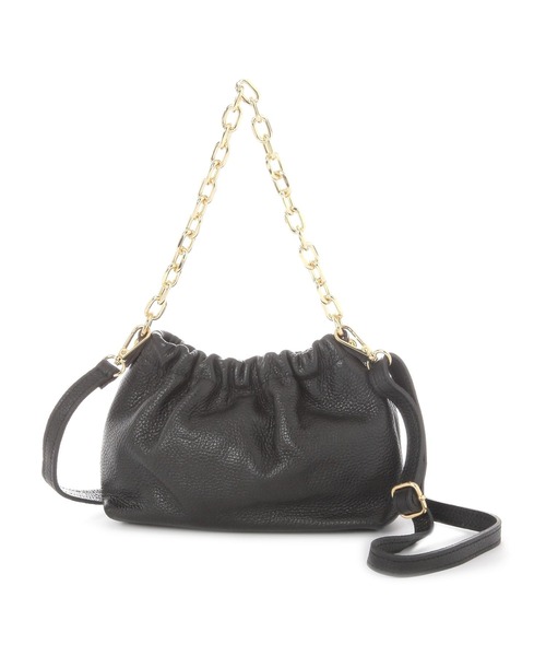 A part by(アパートバイ)の「【セレクト】AUREENTI/チェーンバッグ(ショルダーバッグ・レディース・ブラック/ライトブルー・FREE)」の2枚目の写真