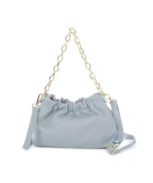 A part by(アパートバイ)の「【セレクト】AUREENTI/チェーンバッグ(ショルダーバッグ・レディース・ブラック/ライトブルー・FREE)」の13枚目の写真