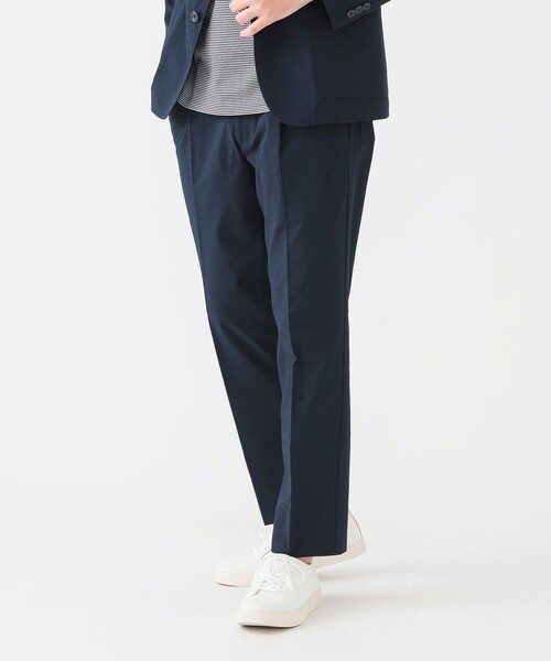 BEAMS HEART(ビームスハート)の「SOLOTEX(R) ドビー 1プリーツ イージースラックス 25SS(スラックス・メンズ・ネイビー/オリーブ/オフホワイト・SMALL/MEDIUM/LARGE/X-LARGE)」の13枚目の写真