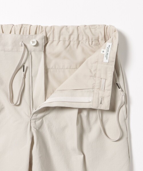 BEAMS HEART(ビームスハート)の「SOLOTEX(R) ドビー 1プリーツ イージースラックス 25SS(スラックス・メンズ・ネイビー/オリーブ/オフホワイト・SMALL/MEDIUM/LARGE/X-LARGE)」の16枚目の写真