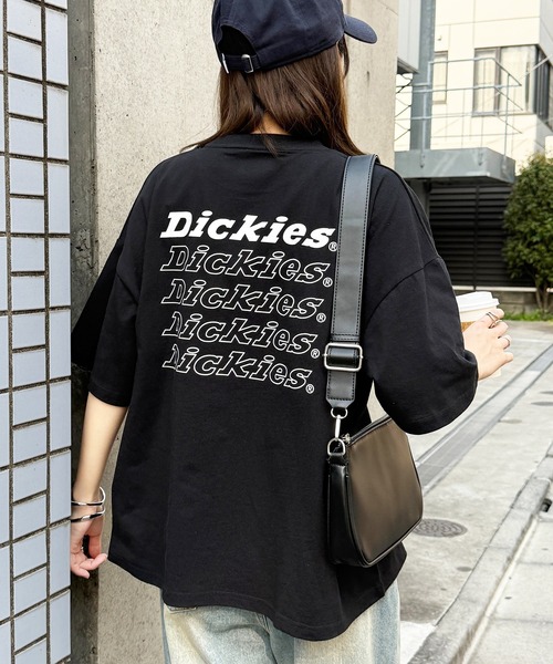 Dickies（ディッキーズ）の「【Dickies】バックプリントTシャツ 別注　5222-TTMDK3（Tシャツ/カットソー・レディース・ホワイト/ブラック系1/グレー系1/グレー/ホワイト系1/ブラック・XS/S/M/L/LL）」の3枚目の写真