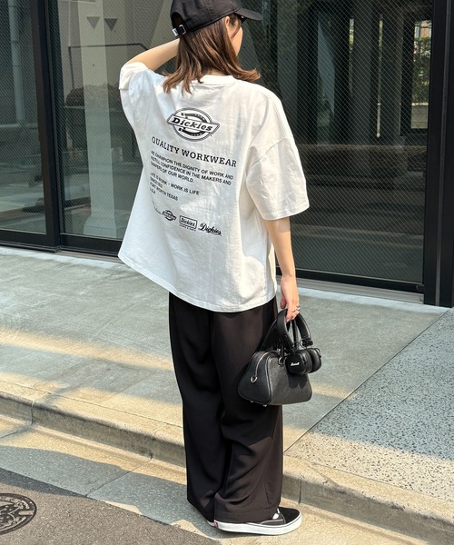 Dickies（ディッキーズ）の「【Dickies】バックプリントTシャツ 別注　5222-TTMDK3（Tシャツ/カットソー・レディース・ホワイト/ブラック系1/グレー系1/グレー/ホワイト系1/ブラック・XS/S/M/L/LL）」の17枚目の写真