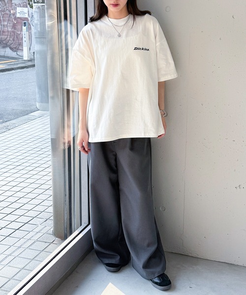 Dickies（ディッキーズ）の「【Dickies】バックプリントTシャツ 別注　5222-TTMDK3（Tシャツ/カットソー・レディース・ホワイト/ブラック系1/グレー系1/グレー/ホワイト系1/ブラック・XS/S/M/L/LL）」の11枚目の写真