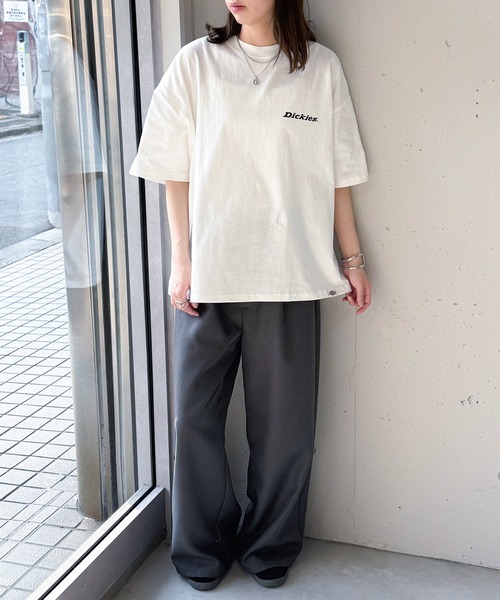 Dickies（ディッキーズ）の「【Dickies】バックプリントTシャツ 別注　5222-TTMDK3（Tシャツ/カットソー・レディース・ホワイト/ブラック系1/グレー系1/グレー/ホワイト系1/ブラック・XS/S/M/L/LL）」の12枚目の写真