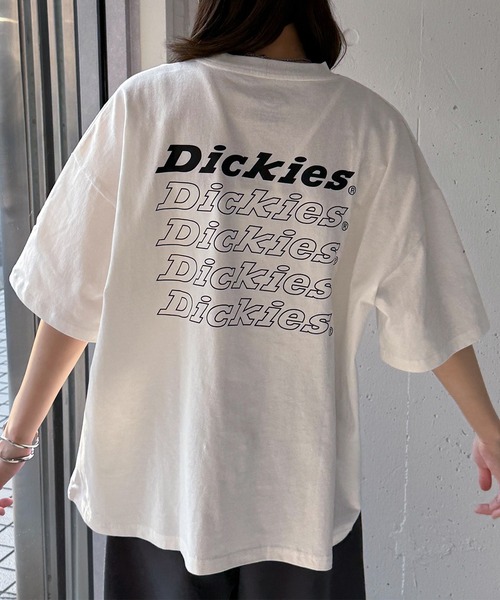 Dickies（ディッキーズ）の「【Dickies】バックプリントTシャツ 別注　5222-TTMDK3（Tシャツ/カットソー・レディース・ホワイト/ブラック系1/グレー系1/グレー/ホワイト系1/ブラック・XS/S/M/L/LL）」の8枚目の写真