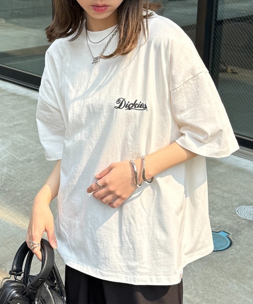 Dickies（ディッキーズ）の「【Dickies】バックプリントTシャツ 別注　5222-TTMDK3（Tシャツ/カットソー・レディース・ホワイト/ブラック系1/グレー系1/グレー/ホワイト系1/ブラック・XS/S/M/L/LL）」の14枚目の写真