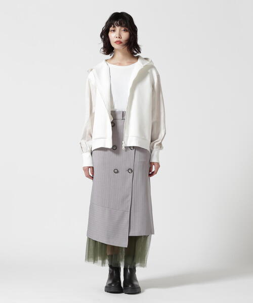 RISLEY リズレー ロゴジッププリーツスカート 通販 | セレクト