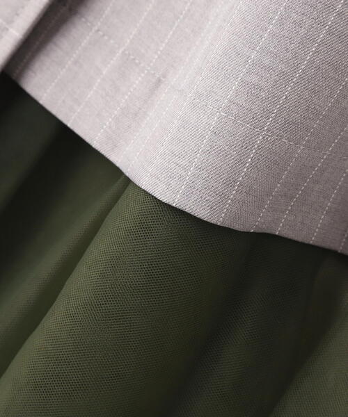 Risley（リズレー）の「Risley/リズレー/ラップスカート（スカート・レディース・グレー/チャコールグレー・F）」の4枚目の写真