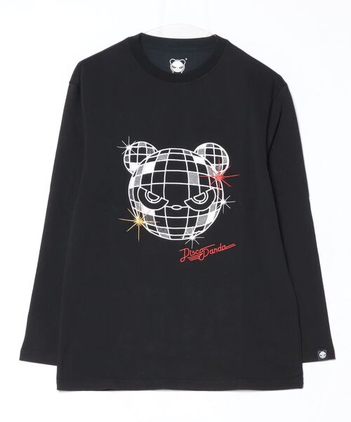 HIPANDA(ハイパンダ)の「(HIPANDA ハイパンダ) 男女兼用 HIIPANDA スペース 3D ロゴ ロンT(Tシャツ/カットソー・メンズ・ブラック/ホワイト・XX-LARGE/X-LARGE/LARGE/MEDIUM/SMALL)」の1枚目の写真