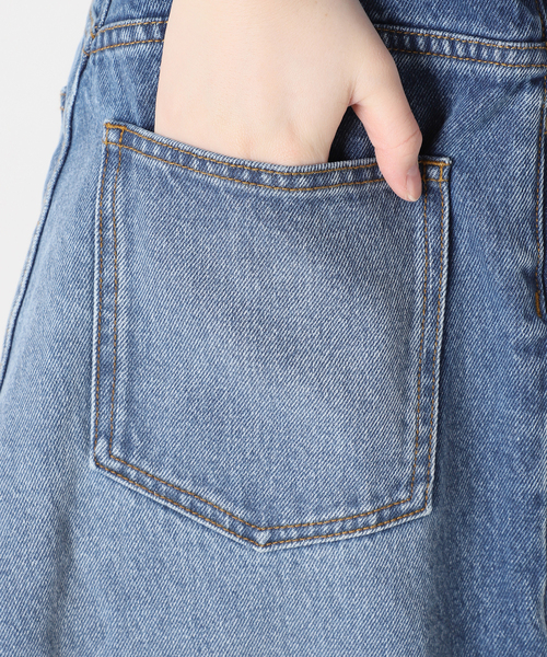 JOURNAL STANDARD（ジャーナルスタンダード）の「デニムクロスオーバーコクーンパンツ（デニムパンツ・レディース・ブルー系その他・38/36）」の13枚目の写真