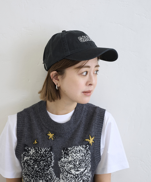 GANNI / ガニー Cap Hat PATCH（キャップ）｜GANNI（ガニー）の