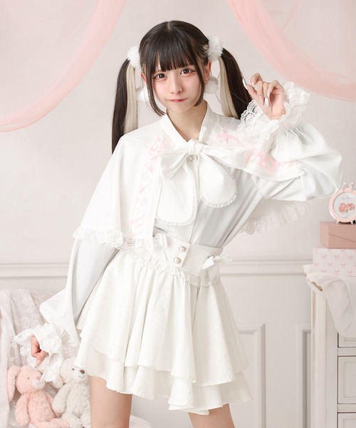 アイドル衣装 ブラウス付き コンカフェ キラキラ 甘め かわいい イベント ガーリー ふわふわ