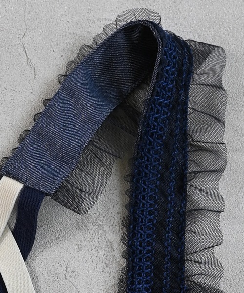 MARKEY'S(マーキーズ)の「チュールフリルサスペンダー(サスペンダー・キッズ・ブルー/ベージュ・S/M)」の5枚目の写真