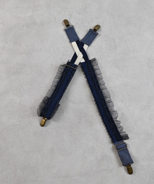 MARKEY'S(マーキーズ)の「チュールフリルサスペンダー(サスペンダー・キッズ・ブルー/ベージュ・S/M)」の8枚目の写真