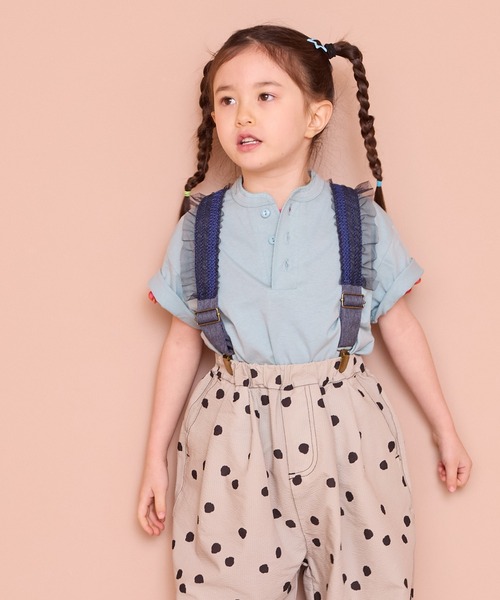 MARKEY'S(マーキーズ)の「チュールフリルサスペンダー(サスペンダー・キッズ・ブルー/ベージュ・S/M)」の13枚目の写真