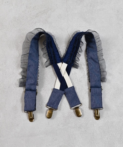 MARKEY'S(マーキーズ)の「チュールフリルサスペンダー(サスペンダー・キッズ・ブルー/ベージュ・S/M)」の19枚目の写真