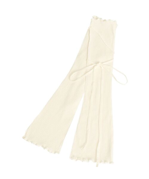 jouetie(ジュエティ)の「レースアップレッグウォーマー(レッグウォーマー・レディース・アイボリー/グレー/ブラック・FREE)」の11枚目の写真