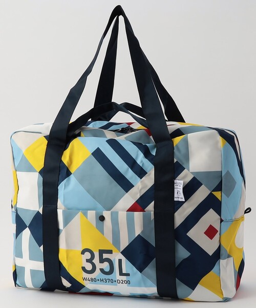 MILESTO(ミレスト)の「MILESTO × PAPIERTIGRE/ミレスト × パピエ ティグル ポケッタブルボストンバッグ 35L(トートバッグ・メンズ・ネイビー/サックスブルー/その他9・ONE SIZE)」の3枚目の写真
