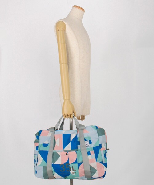 MILESTO(ミレスト)の「MILESTO × PAPIERTIGRE/ミレスト × パピエ ティグル ポケッタブルボストンバッグ 35L(トートバッグ・メンズ・ネイビー/サックスブルー/その他9・ONE SIZE)」の12枚目の写真