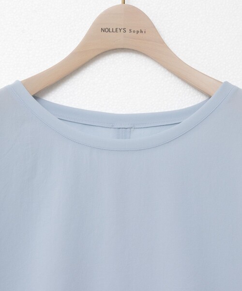 NOLLEY’S Sophi（ノーリーズソフィ）の「SYジョーゼットTブラウス（シャツ/ブラウス・レディース・サックスブルー/オフホワイト・38/36）」の17枚目の写真