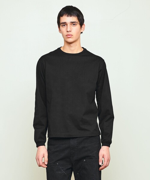 UNITED ARROWS & SONS（ユナイテッドアローズアンドサンズ）の「＜UNITED ARROWS & SONS＞ PLAIN LONGSLEEVE TEE/ロングスリーブTシャツ（Tシャツ/カットソー・メンズ・ホワイト/ブラック・S/M/L/XL）」の11枚目の写真