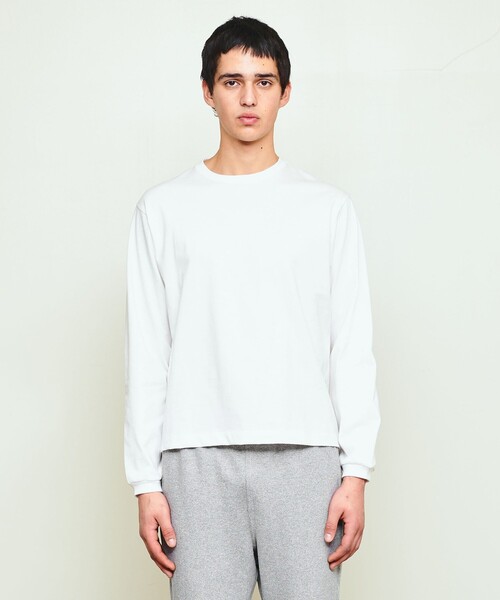 UNITED ARROWS & SONS（ユナイテッドアローズアンドサンズ）の「＜UNITED ARROWS & SONS＞ PLAIN LONGSLEEVE TEE/ロングスリーブTシャツ（Tシャツ/カットソー・メンズ・ホワイト/ブラック・S/M/L/XL）」の13枚目の写真