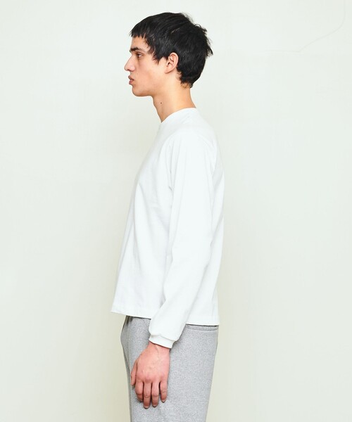 UNITED ARROWS & SONS（ユナイテッドアローズアンドサンズ）の「＜UNITED ARROWS & SONS＞ PLAIN LONGSLEEVE TEE/ロングスリーブTシャツ（Tシャツ/カットソー・メンズ・ホワイト/ブラック・S/M/L/XL）」の14枚目の写真