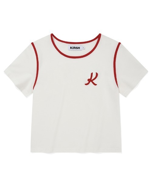 KIRSH（キルシー）の「KIRSH GRAPHIC RINGER T-SHIRT キルシー グラフィック リンガーTシャツ（Tシャツ/カットソー・レディース・ホワイト/グリーン/ダークネイビー・ONE SIZE）」の17枚目の写真