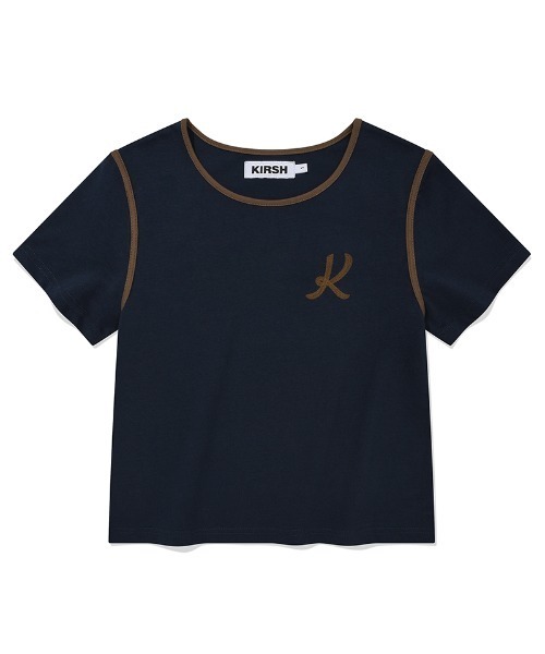 KIRSH（キルシー）の「KIRSH GRAPHIC RINGER T-SHIRT キルシー グラフィック リンガーTシャツ（Tシャツ/カットソー・レディース・ホワイト/グリーン/ダークネイビー・ONE SIZE）」の10枚目の写真
