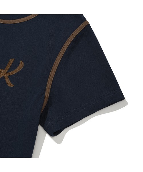 KIRSH（キルシー）の「KIRSH GRAPHIC RINGER T-SHIRT キルシー グラフィック リンガーTシャツ（Tシャツ/カットソー・レディース・ホワイト/グリーン/ダークネイビー・ONE SIZE）」の13枚目の写真